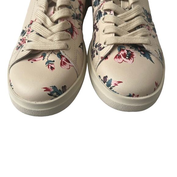 Tory Burch Howell Court Lyonnaise Low Top Floral Leather Sneaker … - Picture 6 of 13